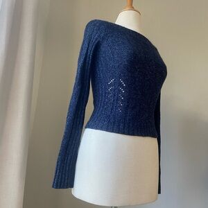 Sexy Navy Blue Sweater